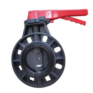 D71X 16U UPVC Handle butterfly Valve Corrosion resistant and Wear resistant Clamp Type Manual butterfly Valve