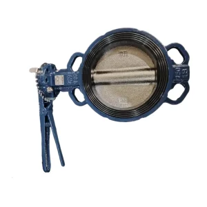 D71X Manual Wafer Butterfly Valve Ductile Iron 304 Stainless Steel Disc EPDM Seal