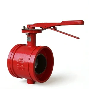 D81X Slot handle butterfly Valve PN16 Manually Operated with EPDM Rubber Seal Used for Fire Sprinkler Piping System