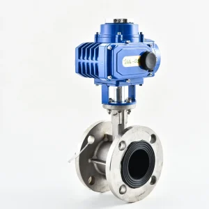 D941X-16Q DN100 Stainless Steel Explosion proof Remote Control General Application 220V Electric Flange Butterfly Valve