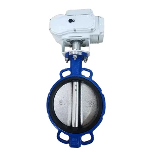 D971X-16Q Explosion Proof Ductile Iron Soft Seal Wafer Type Electric butterfly Valve