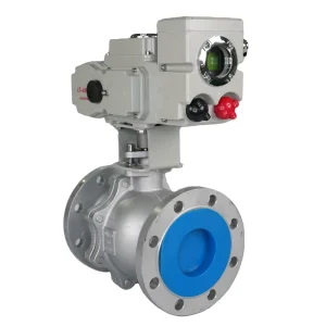DC12V/24V 2 Way Motorized Electric Ball Valve Actuator Stainless Steel Flange Connection Water Gas Control Normally Open/Close