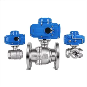 DC24V AC220V 485modbus RS485 1″inch DN25 DN50 2″inch Stainless Steel ANSI Class150 ON OFF or 4 20mA Electric Flange Ball Valve
