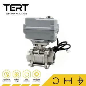 DC24V Compact Automatic Electric Actuator IP67 Protection Electric Valve Actuator Waterproof for Ball Valve Butterfly Valve