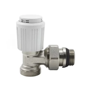 DD9004 Hydraulic Angle Control Valve for Water Use Nickel Finish 1 2 in Port Size BSP Connection