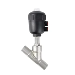 DELCO DK17B Pneumatic Angle Seat Valve Butt Weld Ends Anti Water Hammer