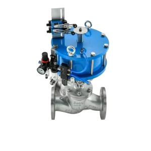 DELCO Pneumatic Linear Globe Valve High Pressure Throttling & Shut off