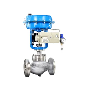 DELCO Pneumatic Spring Returned Single Seated Diaphragm Actuated Control Globe Valve
