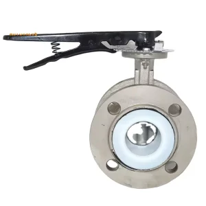 DF810-BF Stainless Steel Series Flanged Type Soft Sealing Center Lined Butterfly Valve