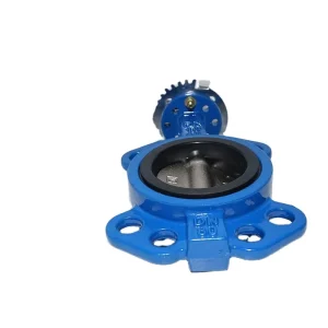 DF810 Qd Ductile Iron Series Wafer Type Soft Sealing Center Lined Butterfly Valve