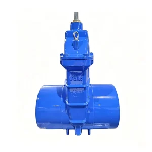 DI Cast Iron Non Rising Stem Resilient Seated Spigot End Gate Valve