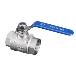 DIN API 6d 3 Inch 6 Inch DN50 PN40 32mm 400 Wog Two Piece 2pc Ss 316 Ball Valve
