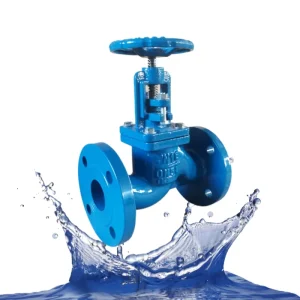 DIN BS High Quality Cast Iron Straight Through One way German Standard Flanged Globe Valve