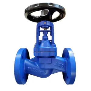 DIN Bellows Globe Valve GGG40 Pn25 End DN25 JL1040 Pn16 Bellows Flange Globe Valve