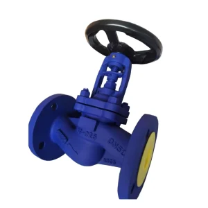 DIN DN40 DN300 Cast Steel Ductile Iron GGG40 Pn16 PN25 Pn40 Bellow Seal Globe Valve
