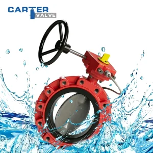 DIN Double Eccentric Butterfly Valve CF8 304 316 Duplex Steel Flanged Pneumatic PTFE Seal Chemical Medium EN593 PN25 CE
