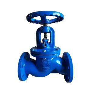 DIN Flange Connection Cast Iron Bellows Seal Globe Valve for Water Control