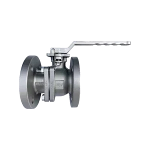 DIN High Platform Flanged Ball Valve Q41F-16P/R Solution Heat Treatment FRAS Solid Ball Blowout-proof Stem