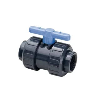 DIN Standard Plastic PVC True Double Union Ball Valve