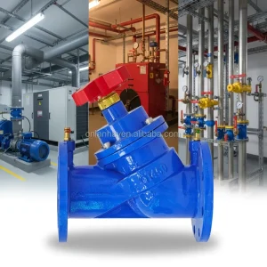 DIN3202 Digital Balancing Valve GGG50 PN25 Ductile Iron Flanged Manual Static Flow Regulator Heating System Cooling