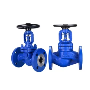 DIN3202 F1 MSS SP 85 Ductile Iron Cast Steel Bellow Seal Globe Valves Globe Check Valve