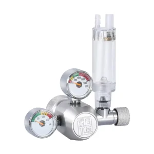 DIY Aquarium CO2 Regulator Solenoid Valve Kit Check Valve Fish Tank CO2 Control Pressure System Cylinder Pressure Reducing Valve