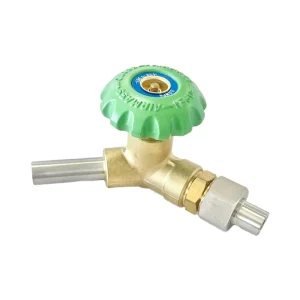 DJ10F DN10 Medium Temperature Cryogenic Brass Manual Shutoff Valve for Gas Cylinder OEM