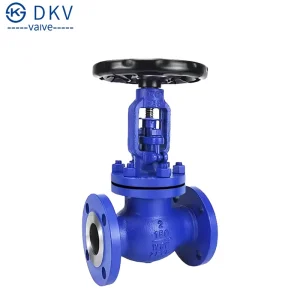 DKV WCB Flanged Bellow Seal API Cast Steel Globe Valve ANSI 150 Flanged Globe Valve Class150 Cast Steel Bellow Seal Globe Valve