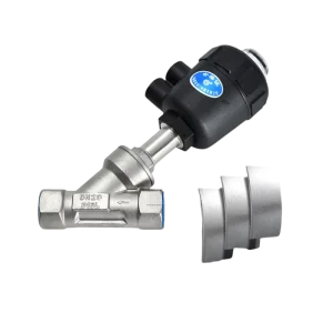 DN10-DN80 2-Way Stainless Steel Pneumatic Angle Valve with Tri-Clamp Connection for Water Media