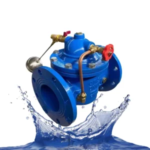 DN100 100X Float Control Valve Ductile Iron Automatic Temperature Pilot Controller for Water Works