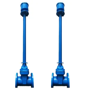 DN100 4 Inch Durable Gate Valve Pipe Pre Telescopic Normal Temperature Ductile Iron Gate Valve