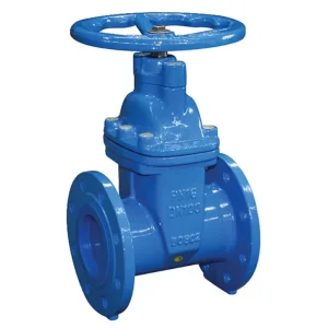 DN100 4INCH Awwa C509 Cast Iron CE PED Certified PN16 Pneumatic Actuator Soft Seal Seat Flange Connected Water Pipe Gate Valve
