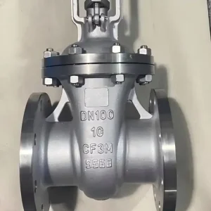DN100 Flanged Gate Valve 316L Stainless Steel PN16 Industrial Grade for Chemical Piping