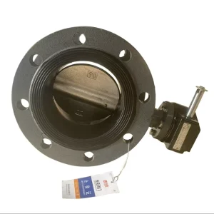 DN100 PN16 4 inch Manual Water Turbine Steel Soft Seal Flange Butterfly Valve