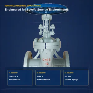 DN100 PN16 National Standard Carbon Steel Flange Manual Gate Valve DN100CF8 Normal Temperature
