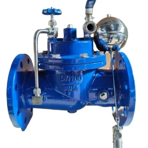 DN100 PN16 PN25 Ductile Iron Diaphragm 100X Manual Control Float Valve for Water Tank Reservoir