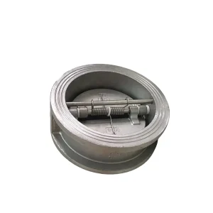 DN100 SS316 CF8M Dual Plate Check Valve Stainless Steel Acid Media Compatible