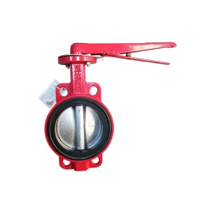 DN125 100 Metal and Rubber Cement Butterfly Valve for Trailer Used Wear Durability Split Powder Valve for Cement Discharge