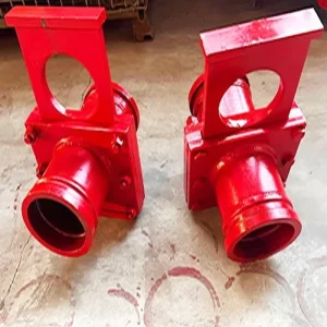 DN125 5.5″ Concrete Pump Mechanical Gate Valve SK Type Shut-off Valve Spare Parts Fits Putzmeister