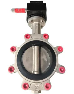 DN125 Manual Gear SS CF8M Soft Seal Lug Ends EPDM Lining Resilient Rubber Seated Butterfly Valve for Industry Water