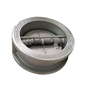 DN125 SS304 Manual Double Plate Wafer Check Valve with EPDM Sealing for Water Oil Gas Media