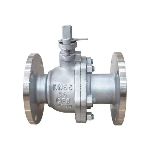 DN15-100 Stainless Steel Flange Ball Valve Medium Temperature CE Certification Flange Ball Valve
