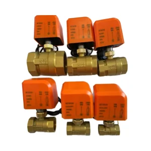 DN15 12V Water Control Shutoff Electronic Motorized Brass Ball Valve 220V with Actuator