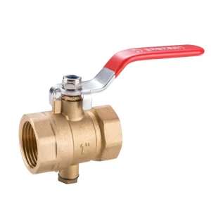 DN15 Brass Ball Valve With Steel Handle