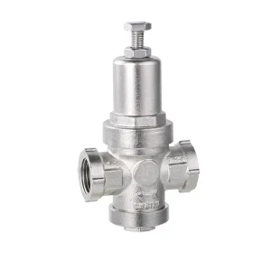 DN15 Brass Nickel-Plated Pressure Reducing Valve Adjustable Pressure Regulator for Water Heaters