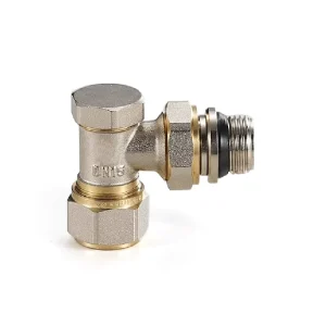 DN15 Copper Brass Radiator Temperature Control Valve Manual Operation Water Straight Angle Pipe Fittings OEM General