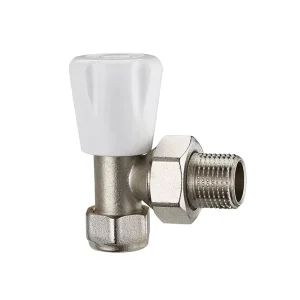 DN15-DN20 Brass Nickel-Plated Angle Aluminum-Plastic Manual Water Temperature Control Valve