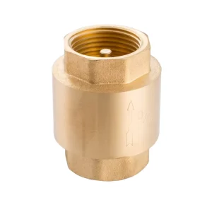 DN15 Forged Brass Vertical Check Valve NPT Thread Non Return Valve for Water Use