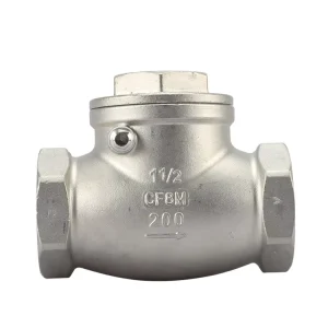 DN15 Stainless Steel Swing Type Check Valve 304 Control Valve Internal Thread Corrosion Resistant One Way Valve