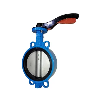 DN150 PN10 Manual Water Wafer Butterfly Valve with Replaceable Seat